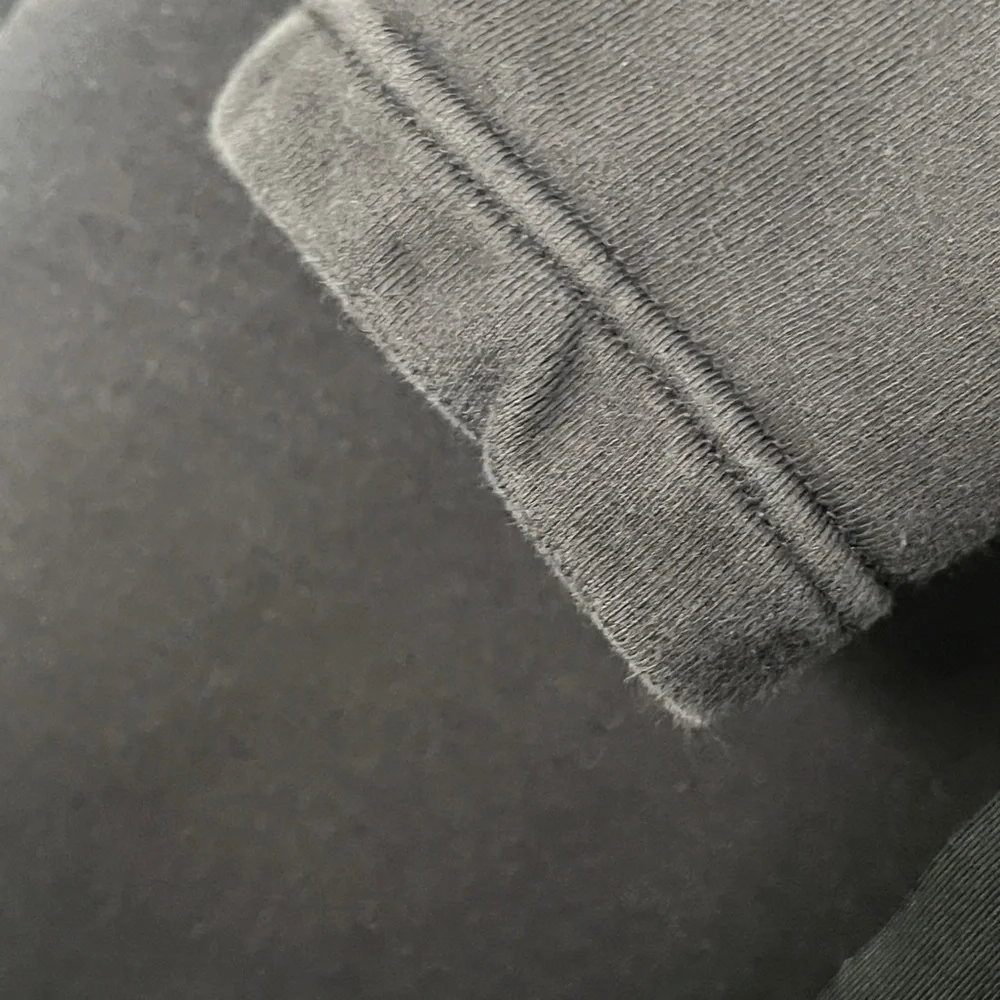 Athleta Yogi High Low Hooded Tunic Black Sweatshirt - Large - Picture 7 of 10